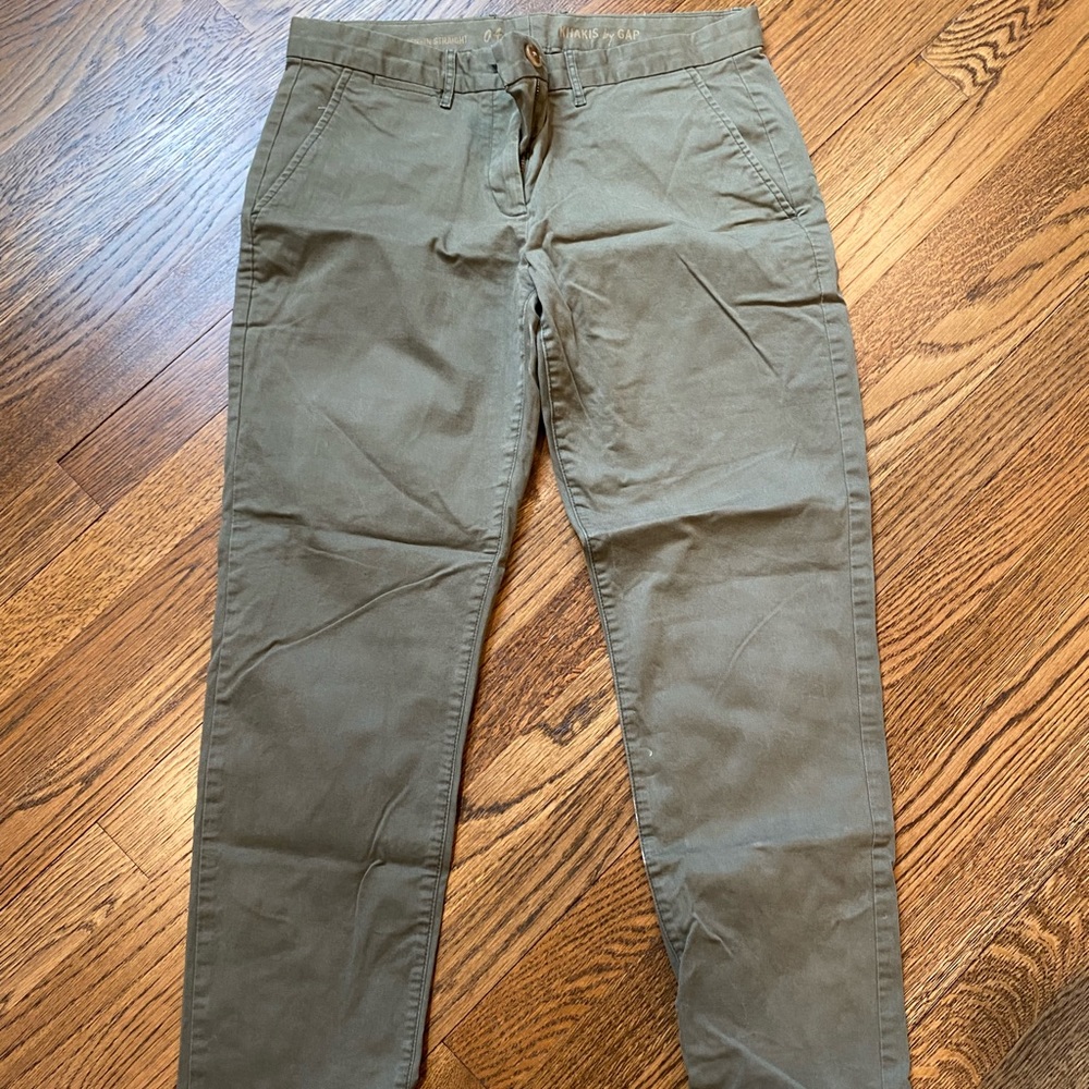 Gap straight leg khakis